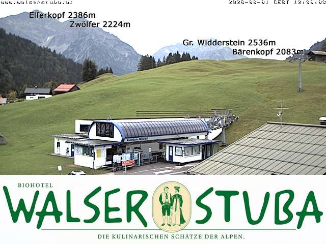 Archived image Webcam Hotel "Walserstuba"