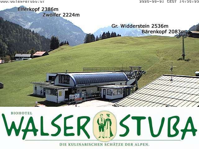 Archived image Webcam Hotel "Walserstuba"