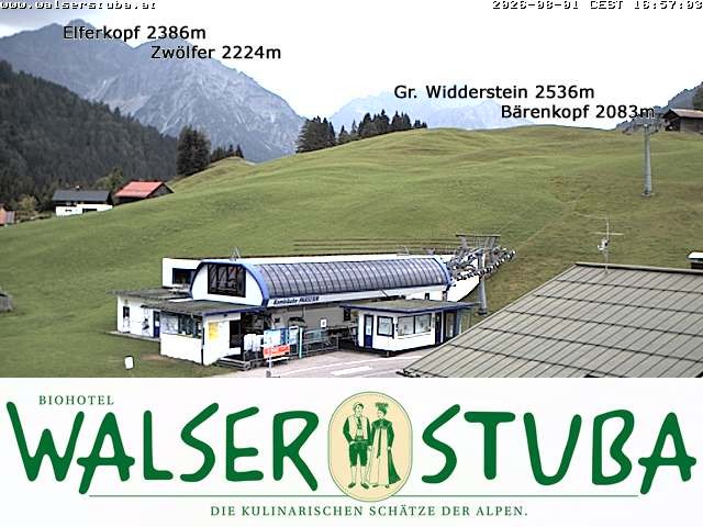 Archived image Webcam Hotel "Walserstuba"