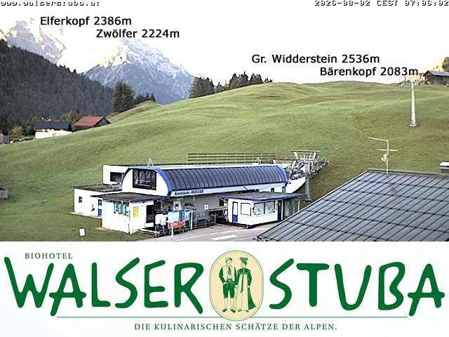 Archiv Foto Webcam Hotel für Bergfreunde - Walserstuba