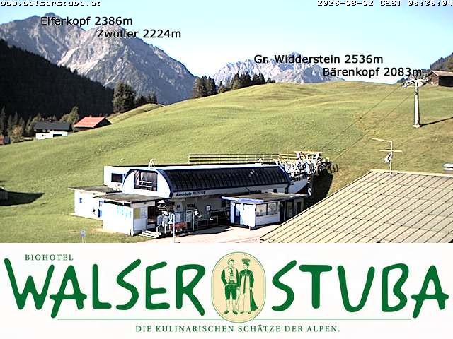 Archiv Foto Webcam Hotel für Bergfreunde - Walserstuba