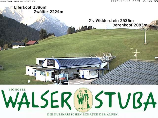 Archiv Foto Webcam Hotel für Bergfreunde - Walserstuba