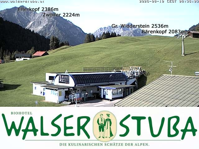 Archiv Foto Webcam Hotel für Bergfreunde - Walserstuba