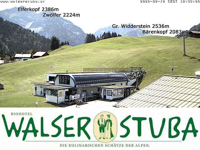Archiv Foto Webcam Hotel für Bergfreunde - Walserstuba