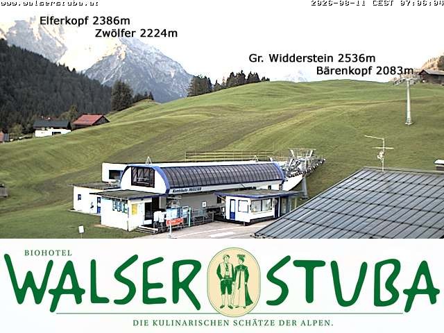 Archiv Foto Webcam Hotel für Bergfreunde - Walserstuba