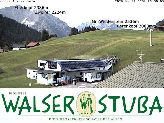 Archiv Foto Webcam Hotel für Bergfreunde - Walserstuba