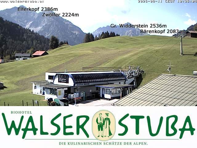 Archiv Foto Webcam Hotel für Bergfreunde - Walserstuba