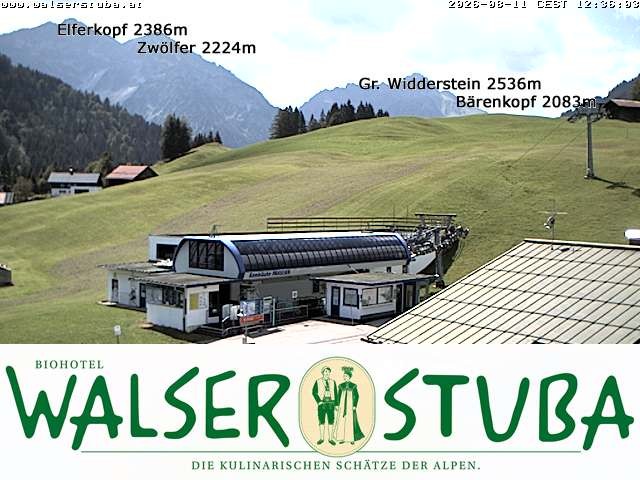 Archiv Foto Webcam Hotel für Bergfreunde - Walserstuba