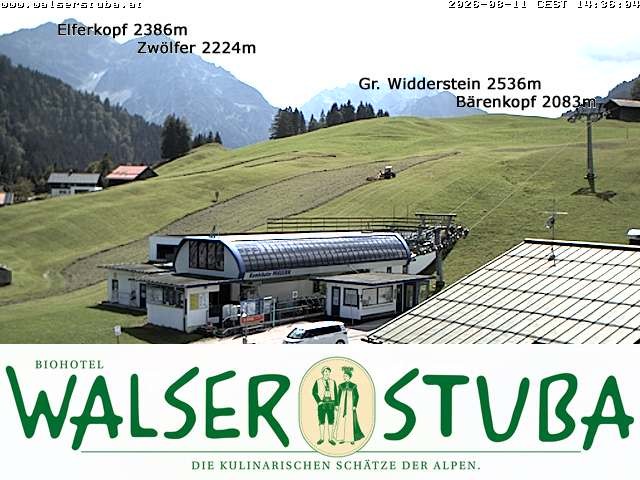 Archiv Foto Webcam Hotel für Bergfreunde - Walserstuba
