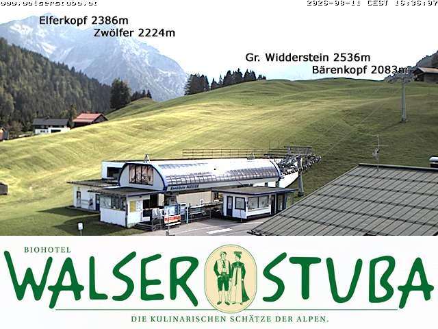 Archived image Webcam Hotel "Walserstuba"