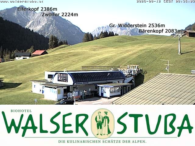 Archiv Foto Webcam Hotel für Bergfreunde - Walserstuba