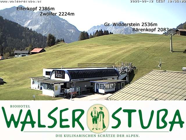 Archiv Foto Webcam Hotel für Bergfreunde - Walserstuba