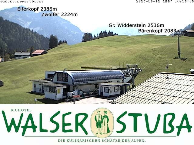 Archiv Foto Webcam Hotel für Bergfreunde - Walserstuba