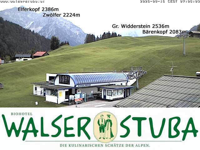 Archiv Foto Webcam Hotel für Bergfreunde - Walserstuba