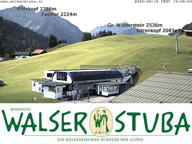 Archiv Foto Webcam Hotel für Bergfreunde - Walserstuba