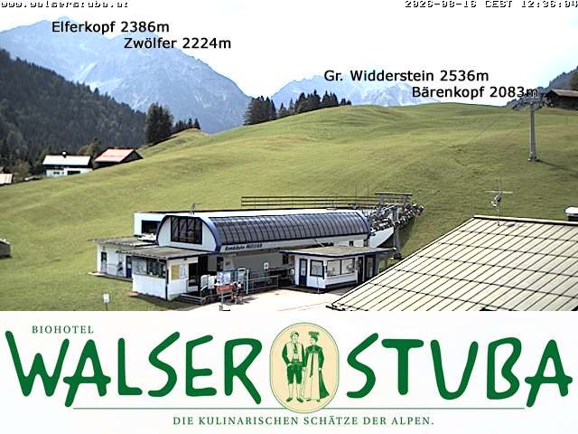 Archiv Foto Webcam Hotel für Bergfreunde - Walserstuba