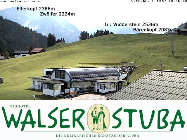 Archiv Foto Webcam Hotel für Bergfreunde - Walserstuba