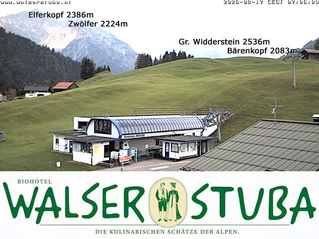 Archiv Foto Webcam Hotel für Bergfreunde - Walserstuba