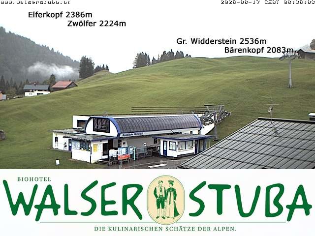 Archiv Foto Webcam Hotel für Bergfreunde - Walserstuba