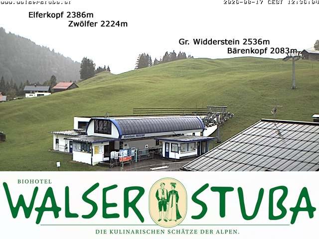 Archiv Foto Webcam Hotel für Bergfreunde - Walserstuba