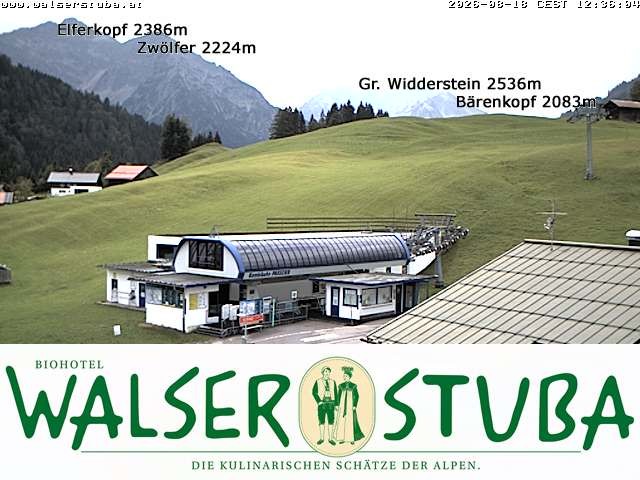 Archiv Foto Webcam Hotel für Bergfreunde - Walserstuba