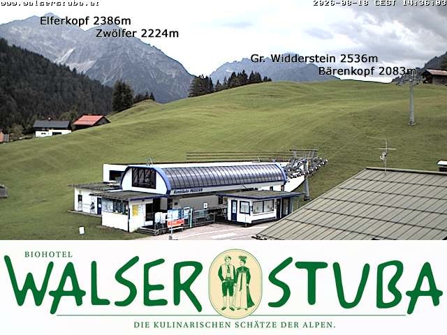 Archiv Foto Webcam Hotel für Bergfreunde - Walserstuba