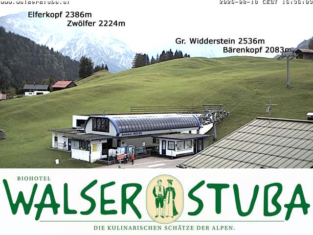 Archiv Foto Webcam Hotel für Bergfreunde - Walserstuba