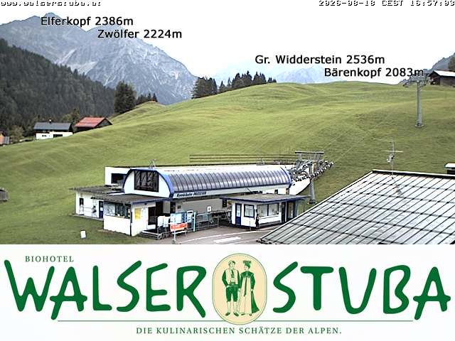 Archiv Foto Webcam Hotel für Bergfreunde - Walserstuba