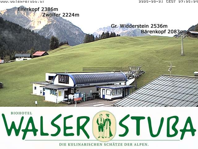 Archiv Foto Webcam Hotel für Bergfreunde - Walserstuba