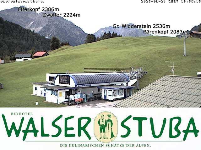 Archiv Foto Webcam Hotel für Bergfreunde - Walserstuba