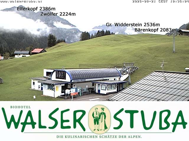 Archiv Foto Webcam Hotel für Bergfreunde - Walserstuba