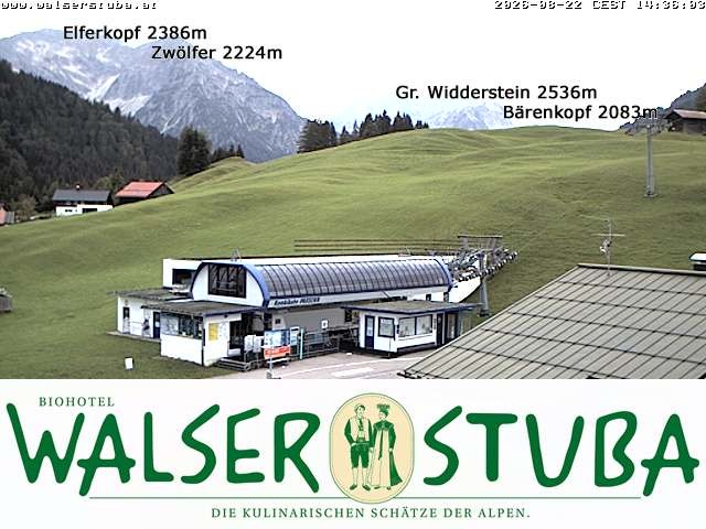 Archived image Webcam Hotel "Walserstuba"