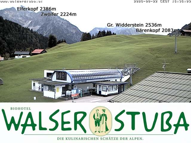 Archived image Webcam Hotel "Walserstuba"