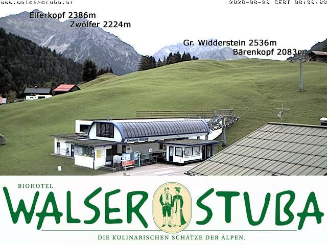 Archiv Foto Webcam Hotel für Bergfreunde - Walserstuba