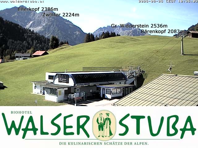 Archiv Foto Webcam Hotel für Bergfreunde - Walserstuba