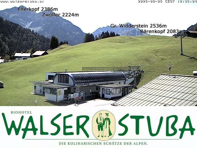 Archiv Foto Webcam Hotel für Bergfreunde - Walserstuba