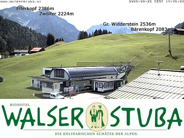 Archiv Foto Webcam Hotel für Bergfreunde - Walserstuba