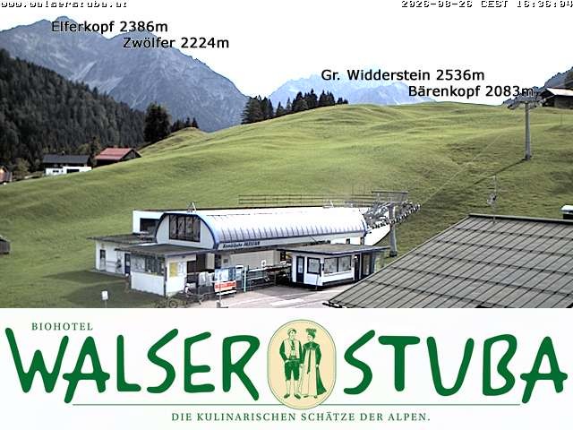 Archiv Foto Webcam Hotel für Bergfreunde - Walserstuba