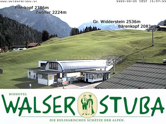 Archiv Foto Webcam Hotel für Bergfreunde - Walserstuba