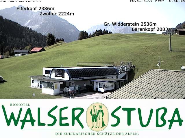 Archiv Foto Webcam Hotel für Bergfreunde - Walserstuba