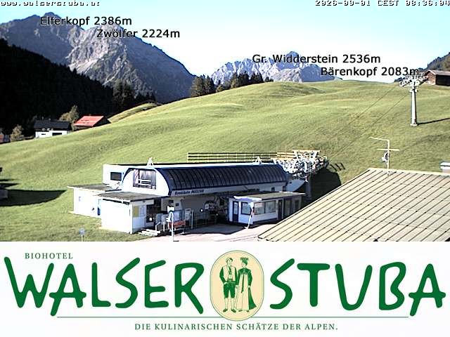 Archived image Webcam Hotel "Walserstuba"