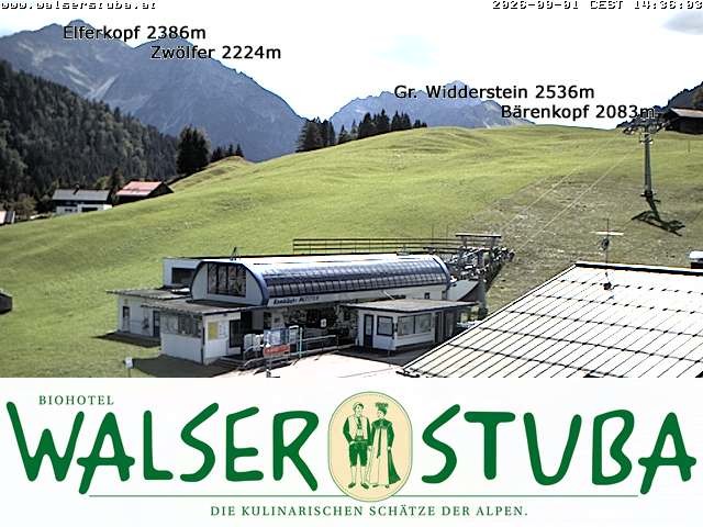 Archived image Webcam Hotel "Walserstuba"