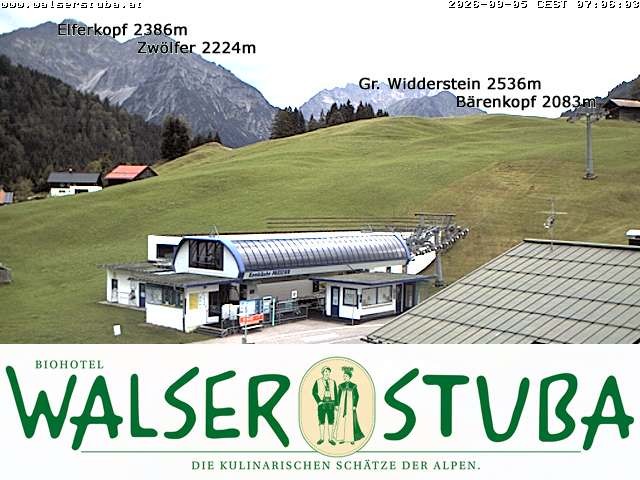 Archiv Foto Webcam Hotel für Bergfreunde - Walserstuba