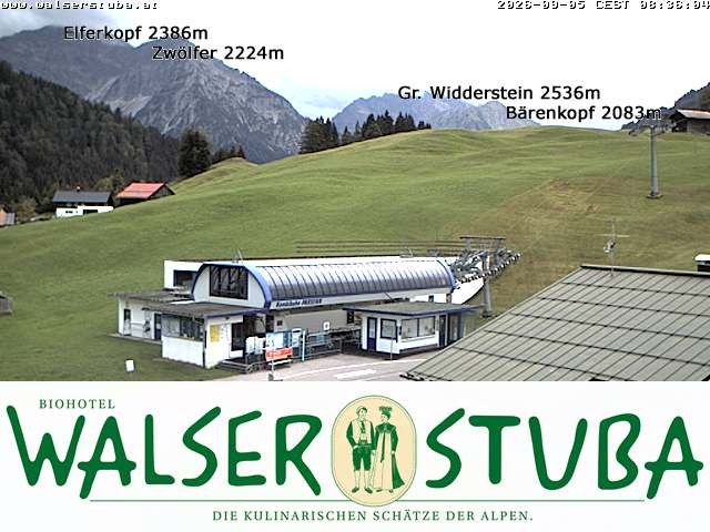 Archiv Foto Webcam Hotel für Bergfreunde - Walserstuba