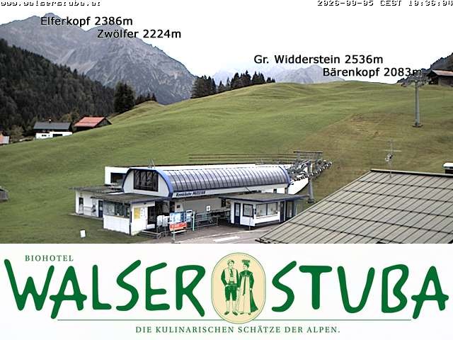 Archiv Foto Webcam Hotel für Bergfreunde - Walserstuba