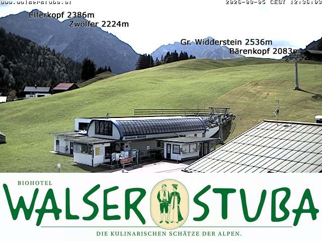 Archiv Foto Webcam Hotel für Bergfreunde - Walserstuba