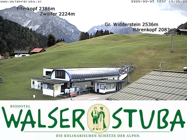 Archiv Foto Webcam Hotel für Bergfreunde - Walserstuba