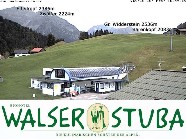 Archiv Foto Webcam Hotel für Bergfreunde - Walserstuba