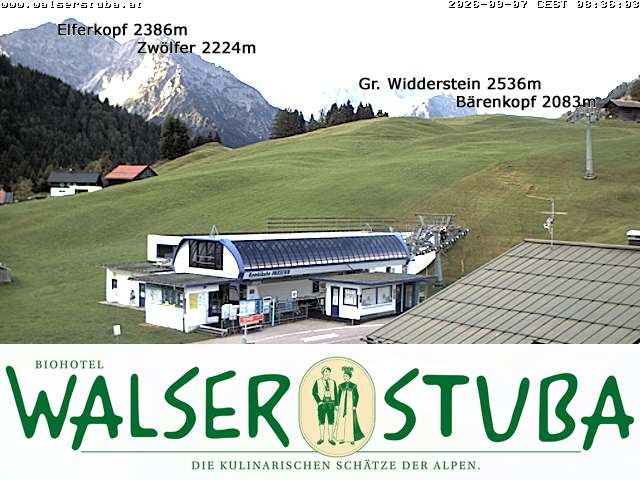 Archiv Foto Webcam Hotel für Bergfreunde - Walserstuba