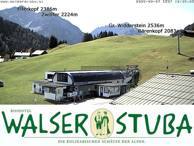 Archiv Foto Webcam Hotel für Bergfreunde - Walserstuba